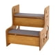 thumbnail image 1 of Escaleras de mascotas, no deslizamiento con alfombra lavable para y cachorro, escalera de gato estable, taburete de madera para la ventana de, 1 of 9