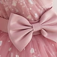 thumbnail image 6 of IBTOM CASTLE Girls Birthday Party Dress Heart Glitters Tulle Princess Dress Toddler Flower Girl Wedding Prom Pageant Gown 7-8 Years Dusty Pink, 6 of 9