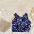 thumbnail image 2 of Sleeveless Top for 1-6 Years Little Girl Cute Floral Print Camisole Kids Girls Summer Strappy Tank, 2 of 7