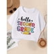 thumbnail image 1 of Girls' T-Shirt - "Hello SECOND GRADE" Back-to-School Tee - Lightweight Knit Shirt for 2nd Grade First of School Celebration - Easy-Care Girls' Casual Tee, 1 of 6