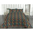 thumbnail image 2 of Ambesonne Trees Quilted Bedspread Set 3 Pcs, Winter Forest Pattern Dots, Queen, Charcoal Grey and Multicolor, 2 of 4