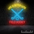 thumbnail image 5 of Handmadetneonsign Life Is Better With Field Hockey Neon Sign, Sport Led Light, Hockey Wall Art 67687, 5 of 5
