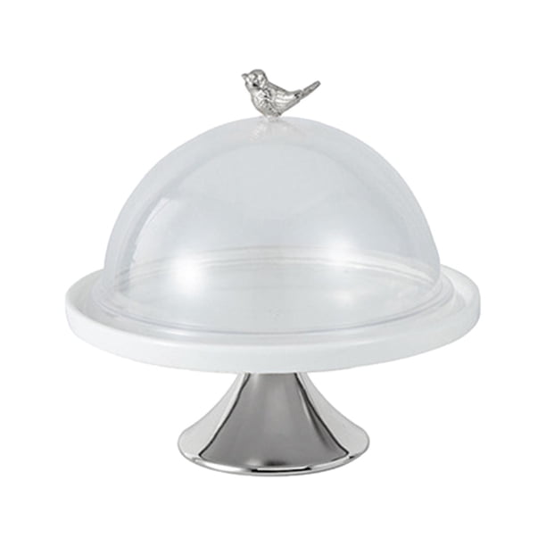 Expositor de tartas con tapa de cúpula para servir en eventos, fiestas y banquetes. Argenta L
