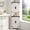 White, variant on Buildhom Tall Farmhouse 4-Door Corner Cabinet with Adjustable Shelves, Barn Door Storage for Living Room, Kitchen, Laundry, White