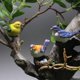 thumbnail image 1 of estatuas de jardín en resina para miniaturas de terraza y estanque y decoración de jardín de pájaros, no de pájaro, 1 of 5