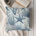 thumbnail image 3 of nygtbtfer  Take Me to The Beach Summer Throw Pillow Covers, Blue Ocean Starfish Summer Cushion Case for Sofa Couch  White, 3 of 5