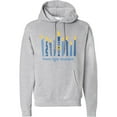 thumbnail image 2 of Inktastic Peace Light Hanukkah Adult Hoodie Sweatshirt, 2 of 4