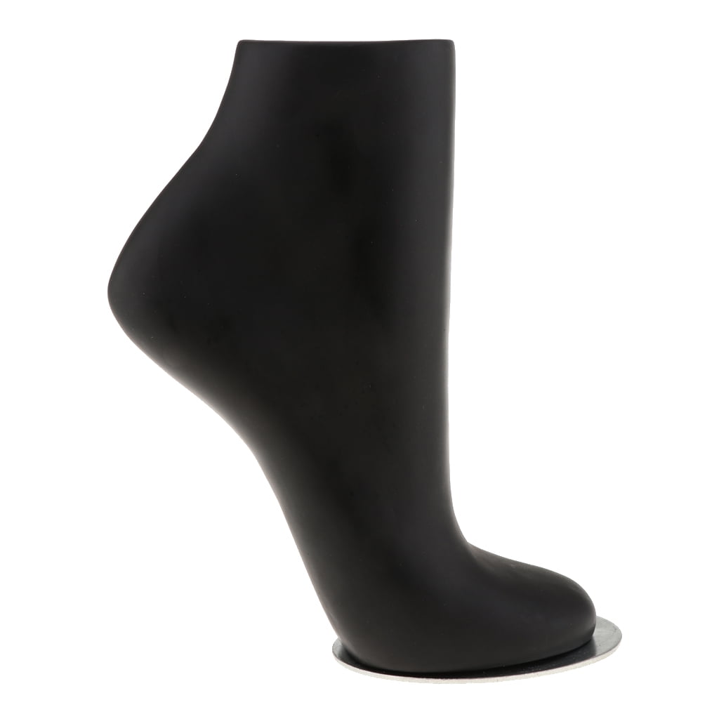 Adult Small Mannequin Foot Anklet Socks Display Black 