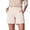 284Pink1267, variant on CAIVO Women Plus Size Shorts Regular Hiking Shorts With Pocket Summer Casual Sports Shorts Soft Outdoor Work Solid Color Bottoms