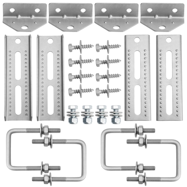 Soportes para literas para remolques de barcos, TENGBASE, galvanizados, 8 pulgadas, 4 unidades