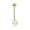 Gold, variant on AVORA 10K Yellow Gold Freshwater Pearl Belly Button Ring Body Jewelry (14 Gauge) - Size 0