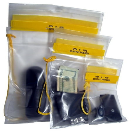 Waterproof Camera Pouch - 3 Pc Waterproof Underwater Pouch Case Cover Dry Bag Protect iPhone Money Camera