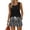 Black, variant on Plus Size Two Piece Sets for Women Vintage Lounge Short Sets Square Neck Tank Top Beach Vacation Clothes Airport Travel Cruise Summer Outfits