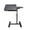 Black, variant on RICHYOUNG 24"Overbed Beside Table with Hidden Wheels,Tiltable & Rotatable Top Height-Adjustable Laptop Stand(Walnut)