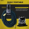 thumbnail image 5 of Kotto 50 ft Expandable Garden Hose, Water Hose for Outside with 10 Spray Nozzles, Brass Connector, Leak-Proof, Blue, 5 of 9