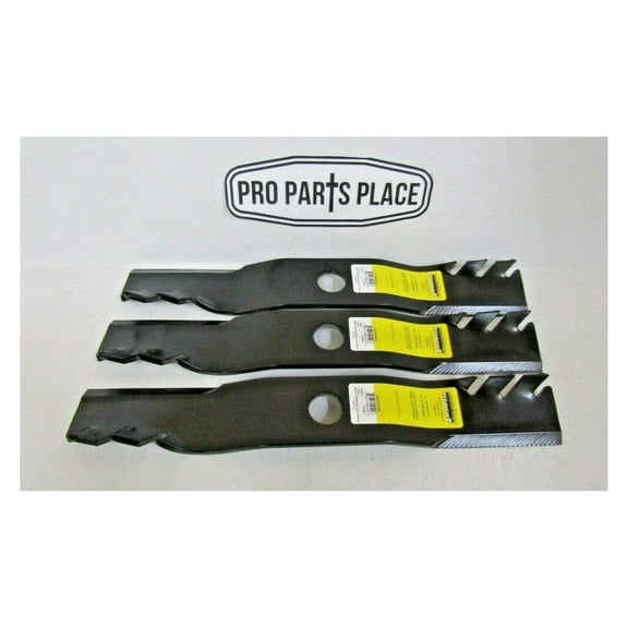 3 REPL USA XHT Blades KUBOTA K5583-34350 Z723 Z724 16.65" W/ 1-1/8" Center Hole
