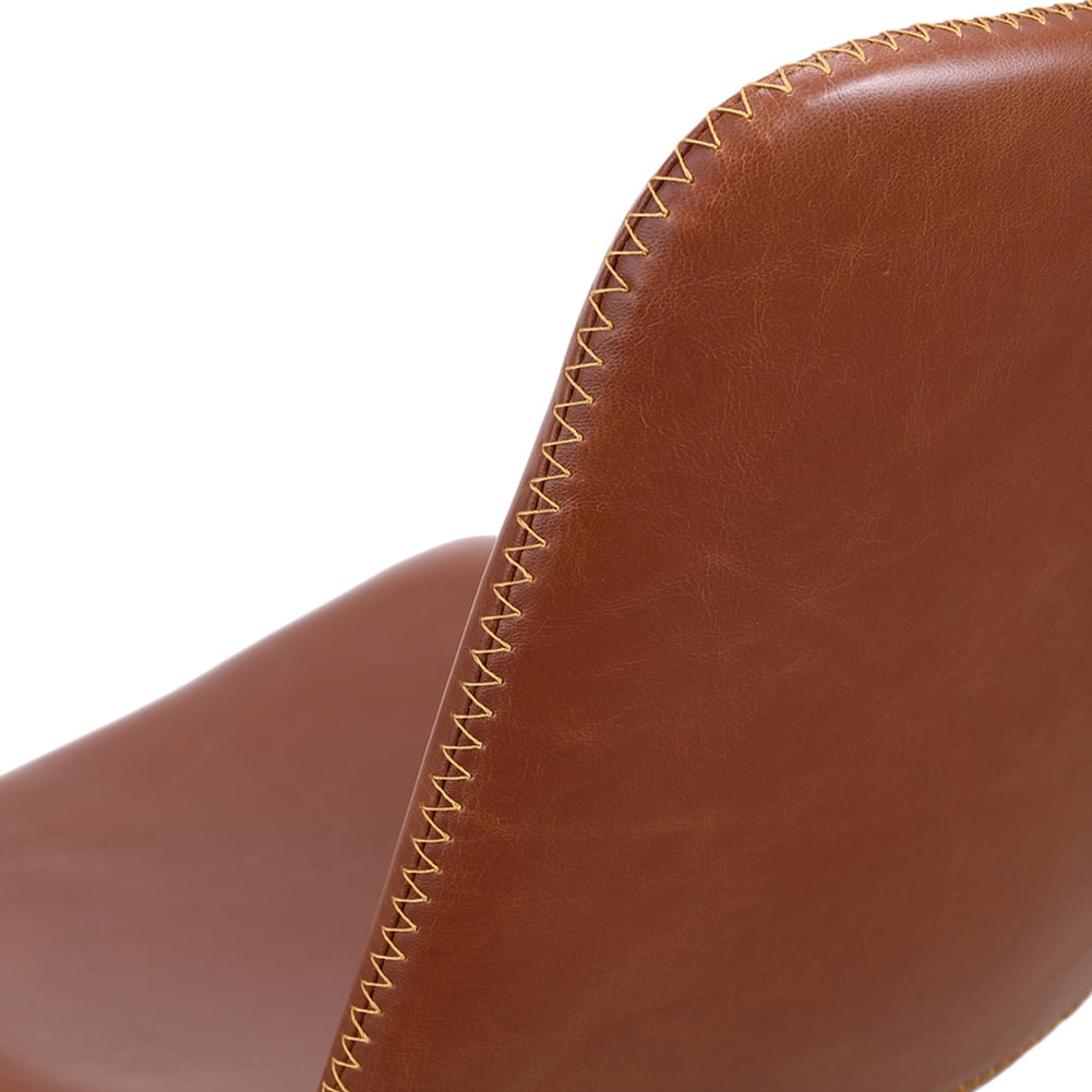 Lowestbest Retro High Stool, Bar Stool with Backrest for Restaurant Office, Bronze