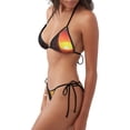thumbnail image 2 of Balery Sunset Western Cowgirl Pijama Estampado Bikini de Dos Piezas para Mujer - Conjunto de Bikini Ajustable Sexy y Cómodo para Playa, 2 of 6