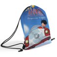 thumbnail image 5 of George Shrinks Drawstring backpack GIFT, sports and fitness bag16"x18", 5 of 8
