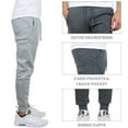 thumbnail image 4 of Galaxy by Harvic 3-Pack Mens Slim Fit Fleece Jogger Sweatpants (S-2XL), 4 of 7