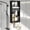 Black, variant on Over the Glass Shower Caddy Hanging, 2 Tier Stainless Steel Rustproof Shower Organizer Over Door with Removeable 4 Hooks & 2 Suction Cup, Bathroom Organizers and Storage Rack, Bathroom Decor