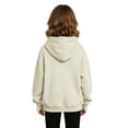 thumbnail image 5 of Mitankcoo Girls Oversized Pullover Hoodie Basic Long Sleeve Sweatshirt with Kangaroo Pocket for Casual, 5 of 8