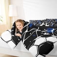 thumbnail image 4 of jejeloiu Football Soccer Sport Twin Comforter Sets,Ball Game Gaming Bedding Set For Boys Teens Reversible 2-Piece, 4 of 8