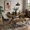 Walnut, variant on Modern Minimalist Dining Table, Ketchen Table with Shelf, Rectangular Table for Dining Room, Office Table, Walnut