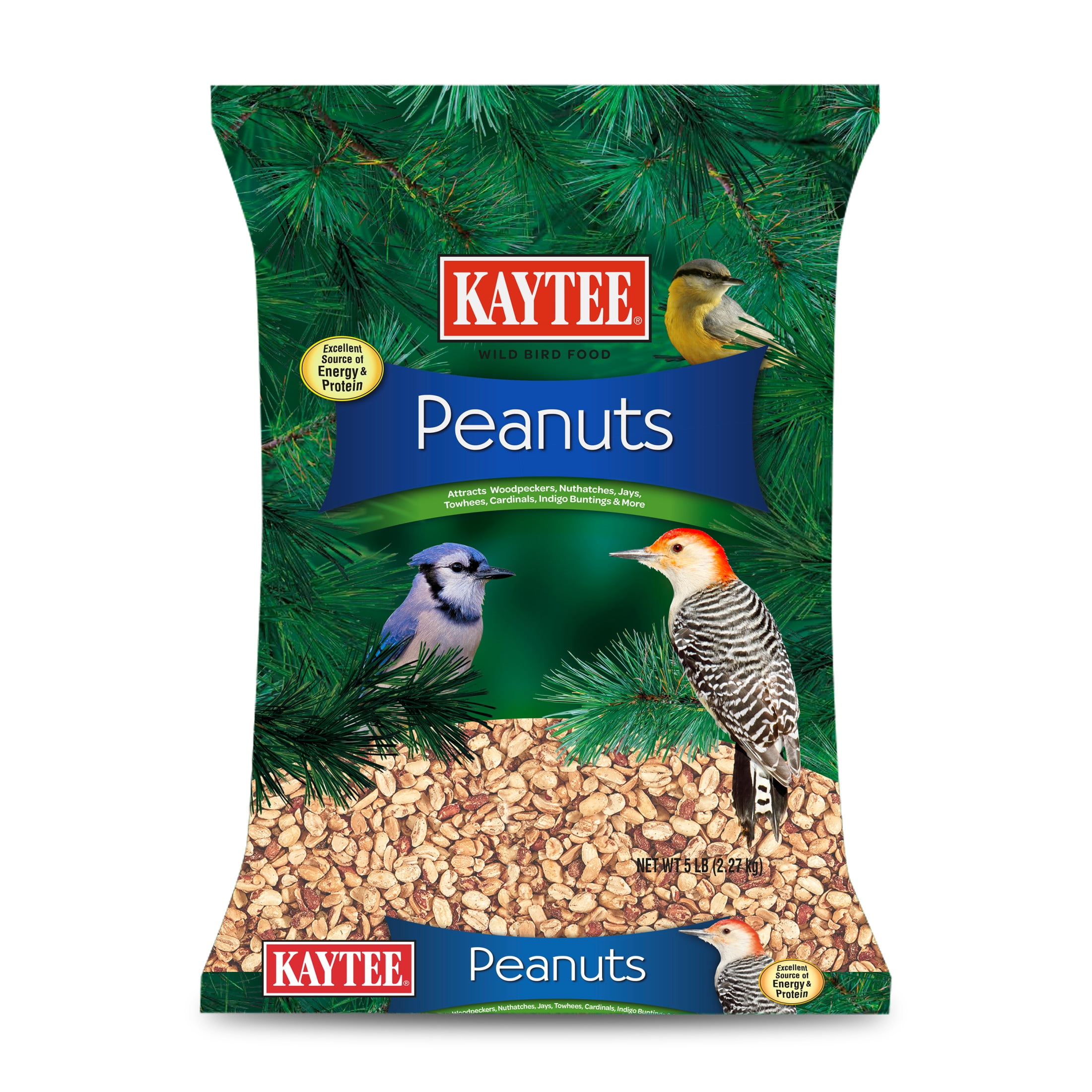 (2 pack) Kaytee Peanuts Wild Bird Food 5 pounds