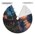 thumbnail image 2 of Yiaed Twilight Canal Reflection Print Christmas Tree Skirt , Tree SkirtsTree Mat for Christmas Winter Holiday Indoor Decorations-48", 2 of 7