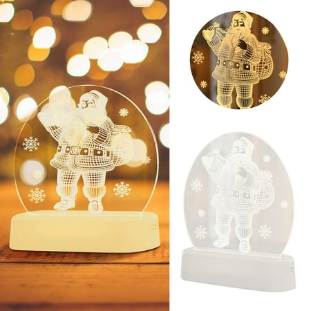 

Christmas 3D Night Light Atmosphere Bedside LED Table Lighting Christmas Lighting Night Light
