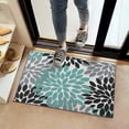 thumbnail image 2 of Simple Petal Shaped Geometric Floral Pattern Door Rugs,Washable Non Slip Door Mats Indoor,Decorative Door Mats,Entry Mat Indoor for Entrance,Bedroom,Kitchen,Bathroom,16"x24", 2 of 6