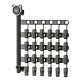 thumbnail image 1 of Foldable Wall-Mounted Drying Rack for Socks and Underwear, Plastic Multi-Clip Laundry Organizer (25.5*28cm), 1 of 6