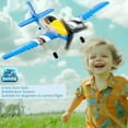 thumbnail image 4 of Bruce&Shark RC Plane 3 Channel P51 Remote Control Airplane Fighter Toys, 2.4GHz 6-axis Gyro Stabilizer RTF Glider Aircraft Plane with 2 Batteries, Easy to Fly for Adults Kids Beginners Boys, 4 of 9