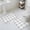 Gray, variant on Grey Plaid Bath Mat 3 Piece Bathroom Rug Set, Spring Summer Farmhouse Buffalo Checkered Non Slip Bath Rug Contour Mat and Toilet Lid Cover, Absorbent Shower Mats Soft Bath Rugs and Mats Sets