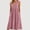 *Pink, variant on ClodeEU Womens Linen V Neck Sleeveless Crinkle Dress,Loose Vacation Maxi Long Dresses with Pockets White,Womens Plus S