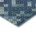 thumbnail image 3 of Addison Rugs Mayfield Premium Machine Washable Transitional Geometric Navy Rectangle Rug, 1'8" x 2'6", 3 of 6