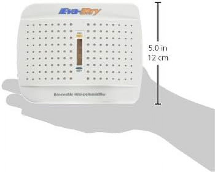 Eva-Dry Mini Dehumidifier - 0 Pt, 300 Sq Ft Coverage - White — Residential Use, Standard Application