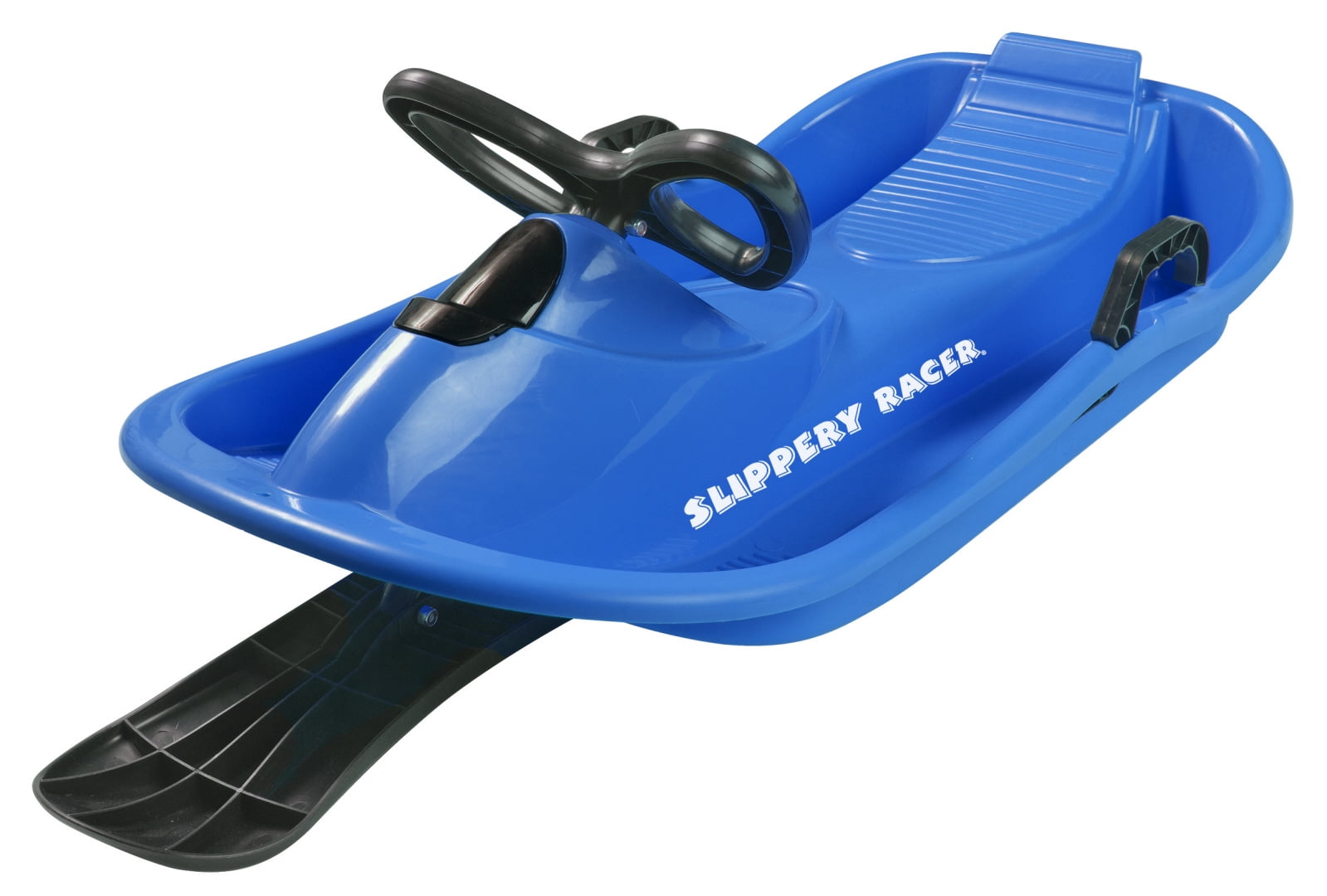 Slippery Racer Downhill Derby Kids Toddler Steerable Plastic Snow Sled