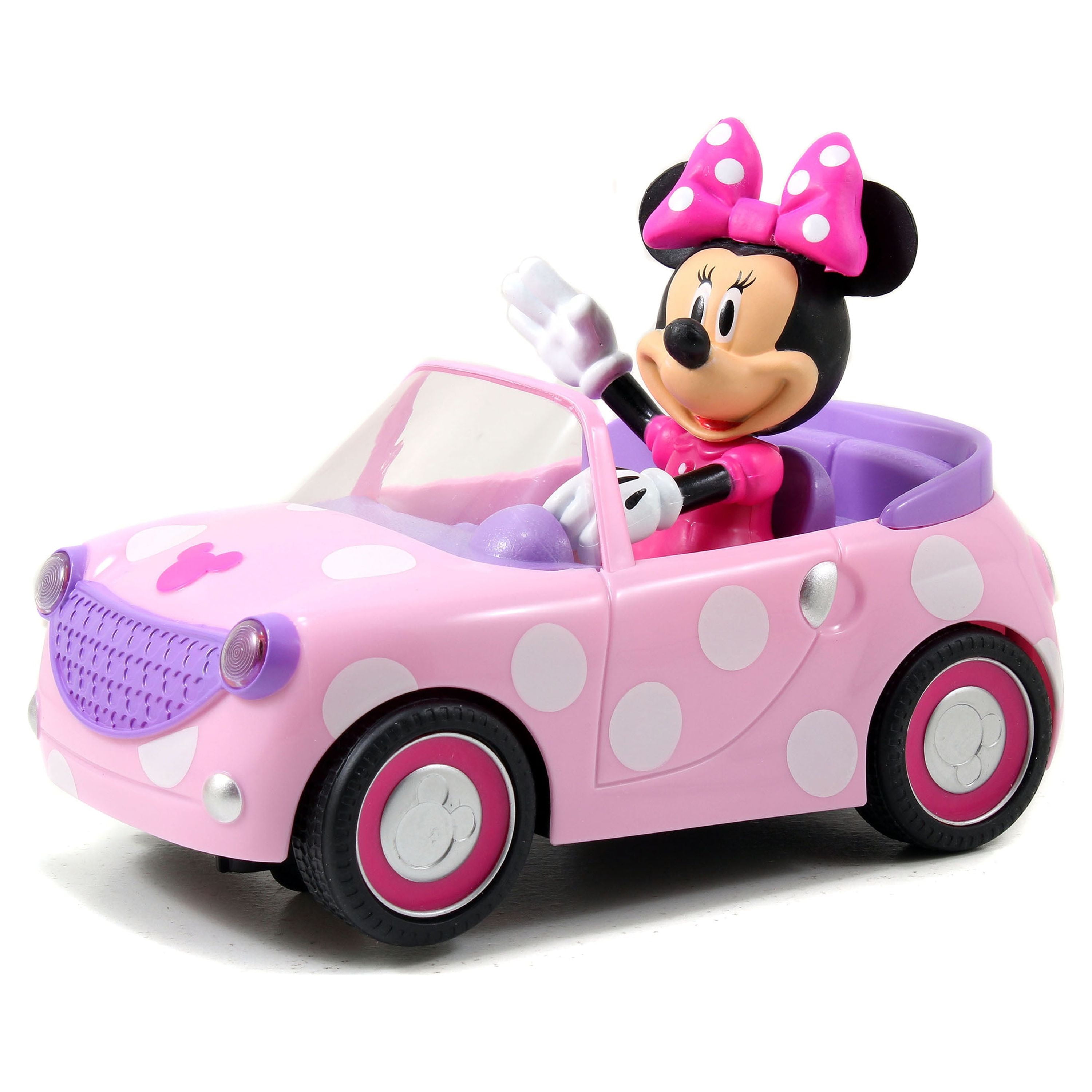 Jada Majorette Disney - RC Minnie Roadster - Voiture Télécommandée -  Figurine Minnie Incluse - Dès 3 Ans - 253074001ONL - Rose