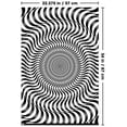 thumbnail image 2 of Zebra Stripe Optical Illusion Wall Poster, 22.375" x 34", 2 of 4