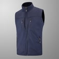 thumbnail image 4 of Chaleco fino de pesca para hombre para primavera-otoño, chaqueta utilitaria de nailon y spandex con múltiples bolsillos, 4 of 5