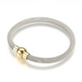 thumbnail image 1 of 304 Stainless Steel Bracelets with Magnetic Clasps Golden & Stainless Steel Color 7-1/2 inch(190mm), 1 of 3