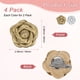 thumbnail image 3 of Uxcell 1-Set Clips Decorativos para Zapatos en Forma de Rosa, Broches de Flor de Moda de Cuero Sintético Desmontables [Tono Dorado y Plateado], 3 of 7