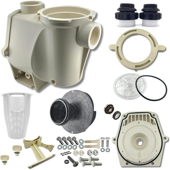 Pool St Replacement Compatible with Pentair Pool Pump 357149 Complete Wet End, Replacement Compatible with Whisperflo, Intelliflo Pumps 3 HP | Includes Pump Housing, Hardware Kit, Seal Plate