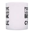 thumbnail image 4 of ThisWear Mom and Dad Gifts for New Parents Break the Cycle 2 Pack 11oz Coffee Mug Set White, 4 of 5