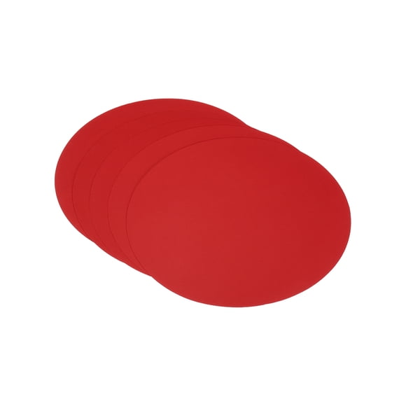 Uxcell 5.9 pulgadas Redonda Cartón Papel, 25 Pcs Discos en Blanco Círculos Rodajas para Decoraciones de Fiesta DIY Manualidades, Rojo