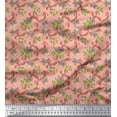 thumbnail image 1 of Soimoi Georgette Viscose Fabric Swirl,Leaves & Rose Floral Print Fabric by the Yard 42 Inch Wide, 1 of 1