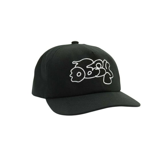 Obey Bubble 5 Panel Snapback Black 100490107 BLK