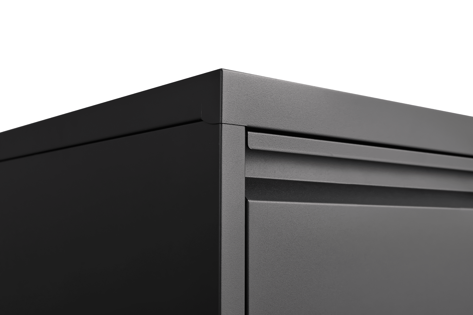 4 Drawer Lockable Vertical Metal File Cabinet, Anti-Tip Interlock Steel Storage Cabinet with Integrated Handle, Full Extension Slides, Fits Letter/A4/Legal Size Hanging Files for Home Office